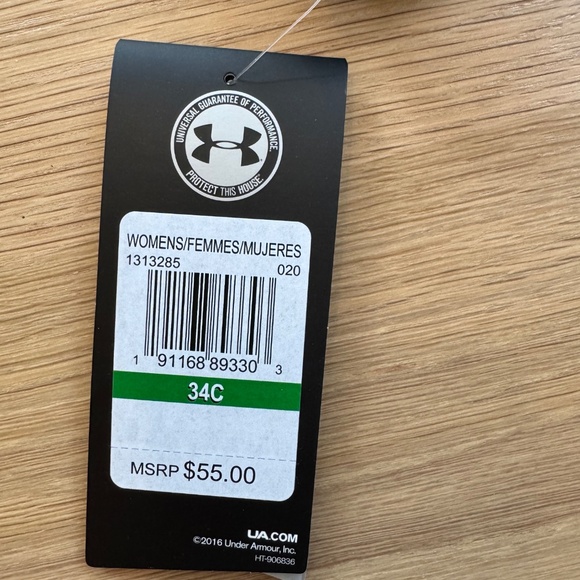 NWT Under Armour High Impact Sports Bra 34C - Picture 5 of 6